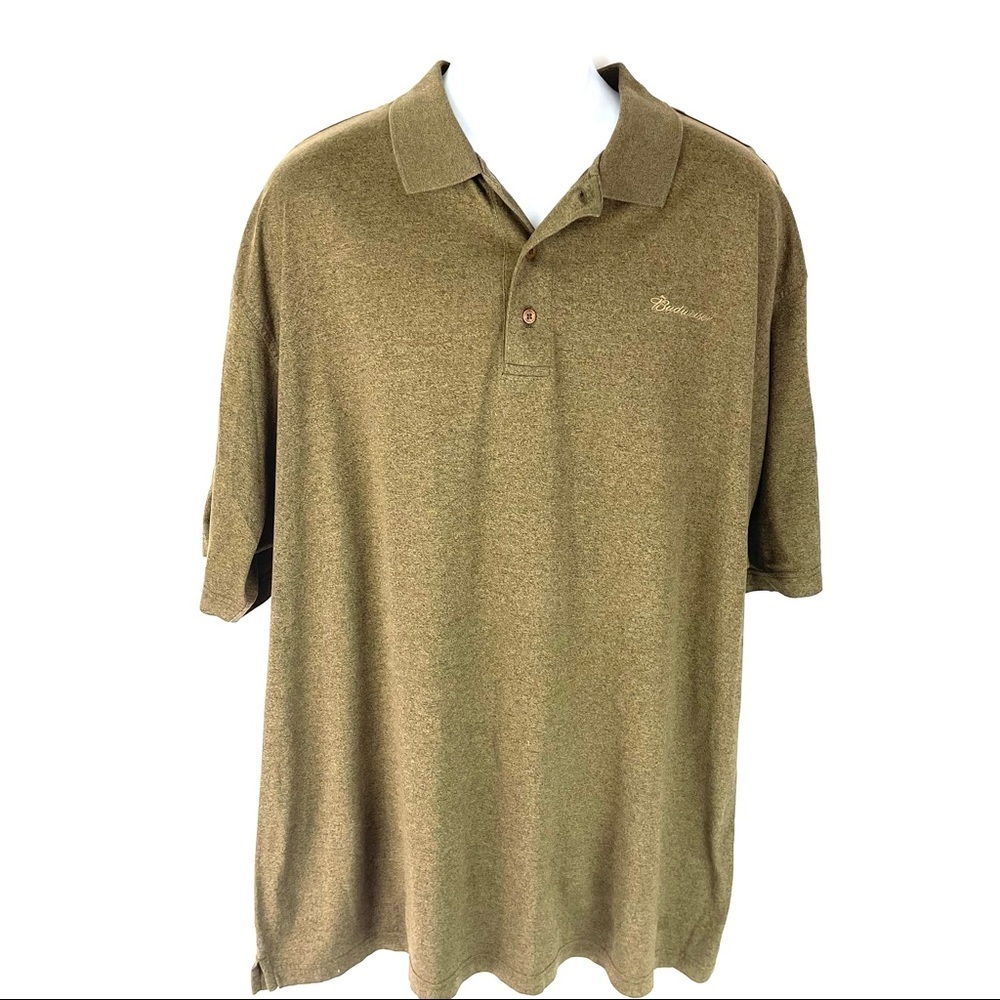 Budweiser Men’s Brown Polo Shirt L